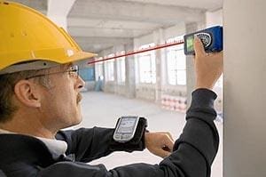 замер для установки натяжного потолка