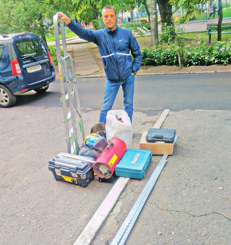 оборудование для монтажа натяжного потолка